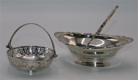 2 silver baskets Charles Stewart Harris